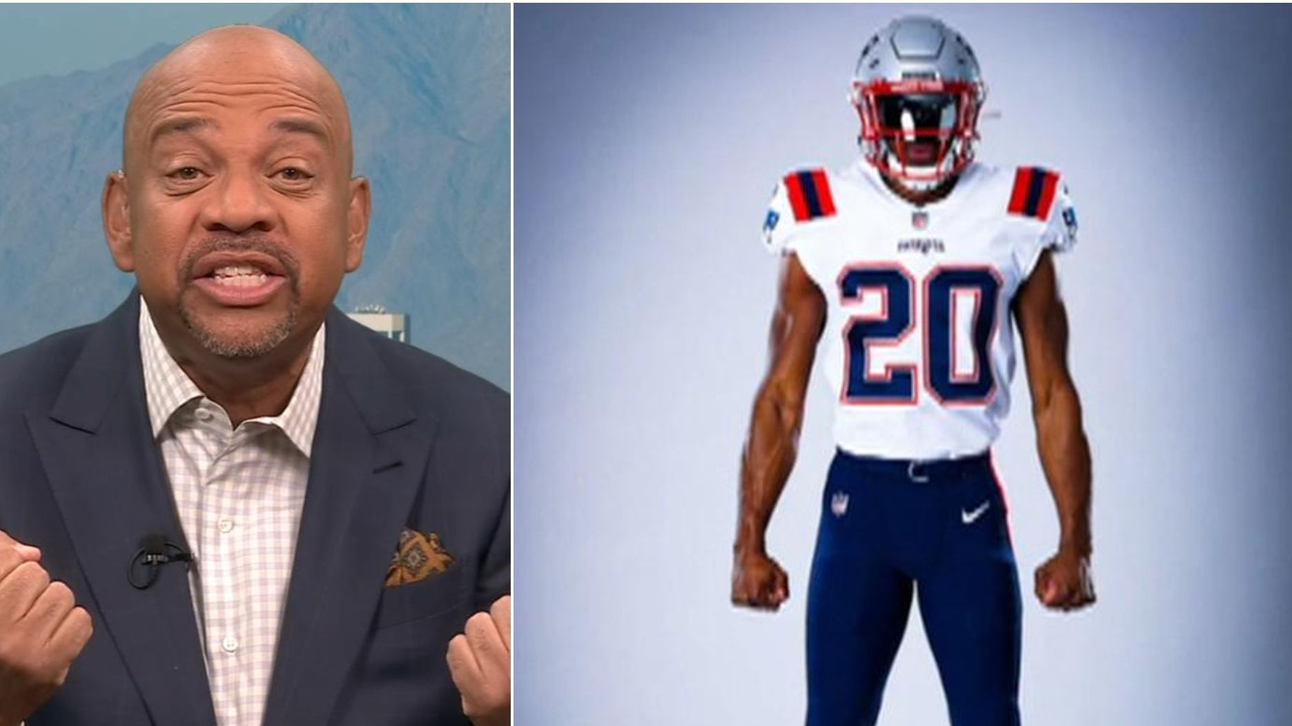 Wilbon upset with new Pats uniforms - ESPN Video