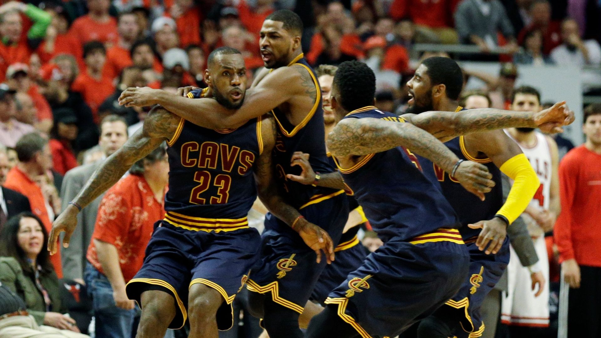 LeBron's buzzerbeater evens series vs. Bulls ESPN Video