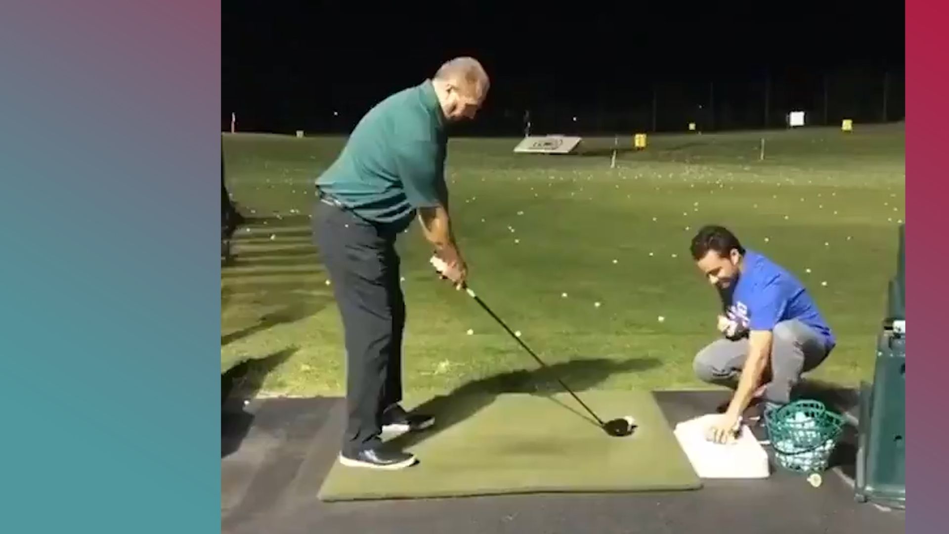 Wanna see a guy hit 30 golf balls in 30 seconds? ESPN Video