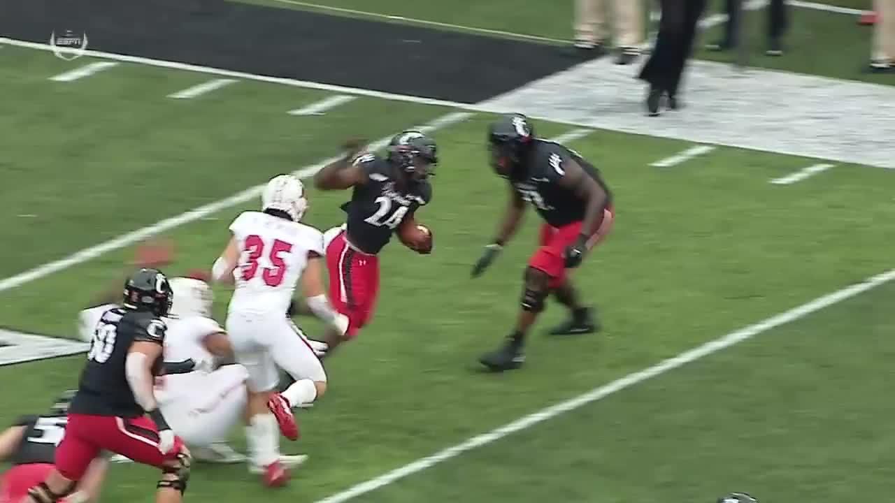 Jerome Ford powers past defense for 50-yard carry - ESPN Video