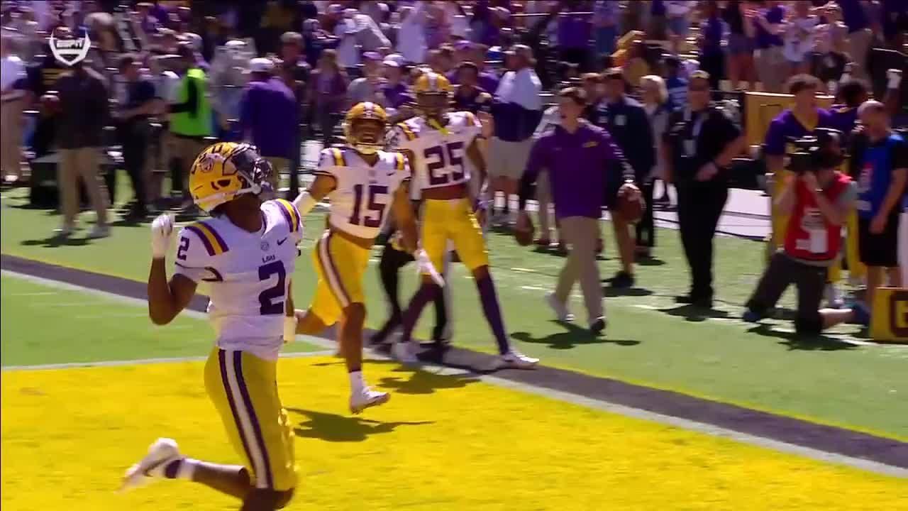 LSU pads lead with picksix ESPN Video