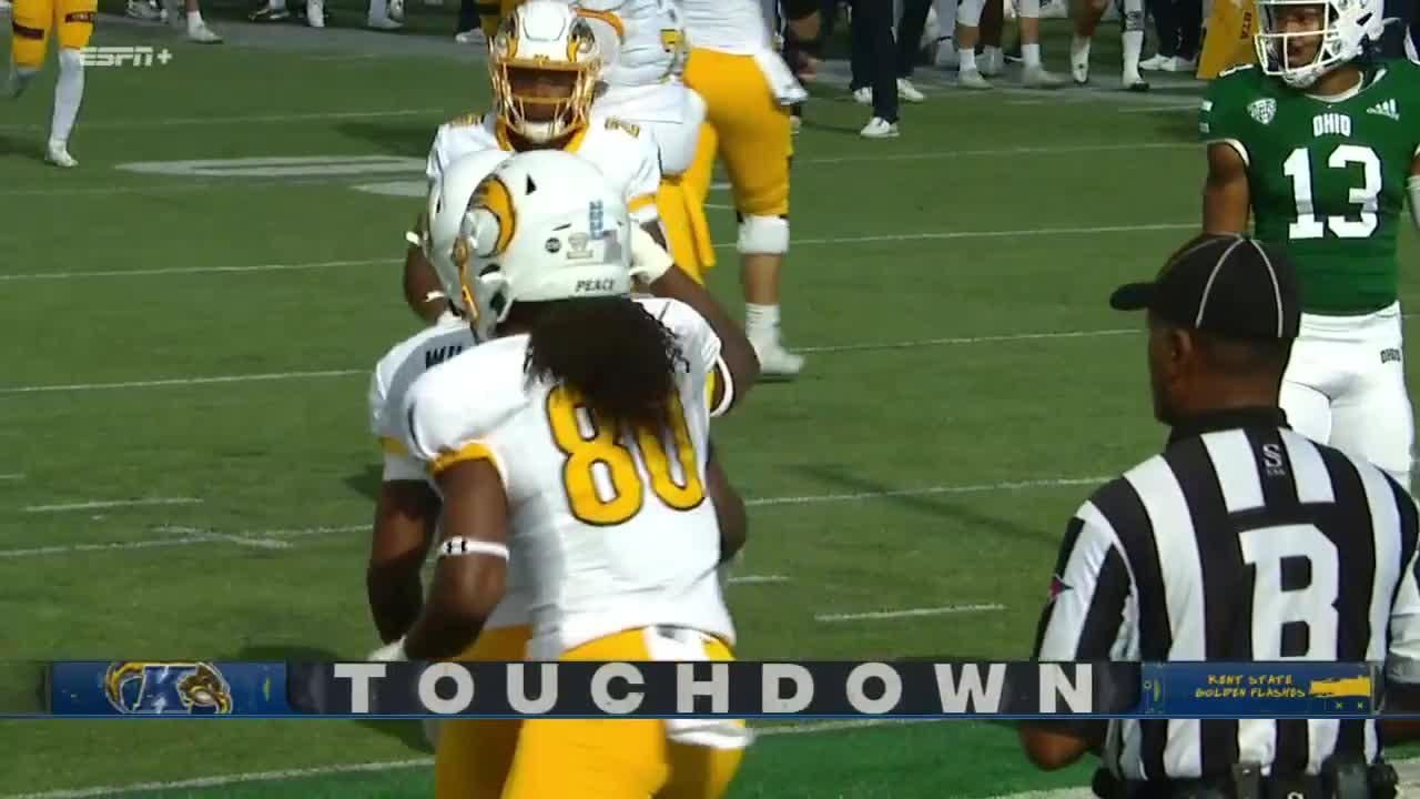 Xavier Williams scores 15yard Rushing TD vs. Ohio ESPN Video