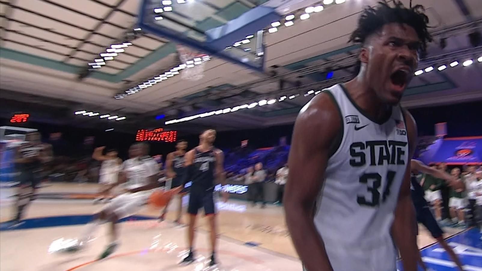 Julius Marble II somehow gets the and1 to fall ESPN Video