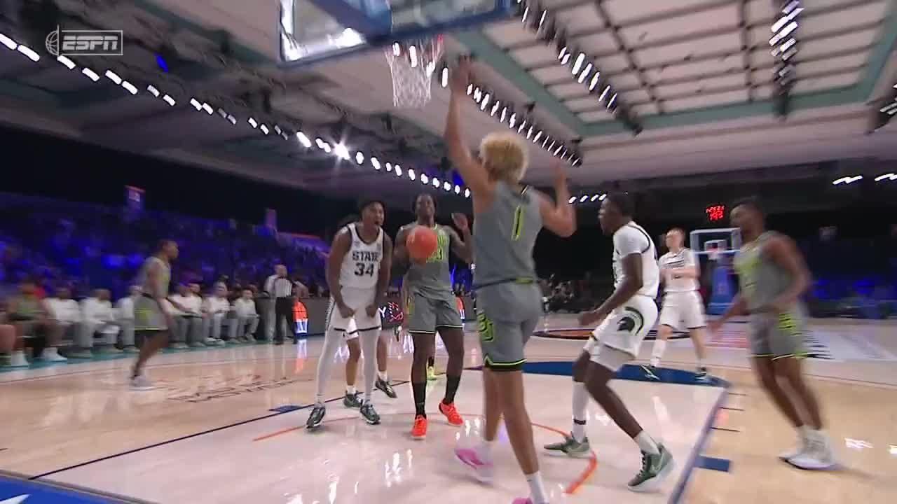Julius Marble II gets the basket plus the foul ESPN Video