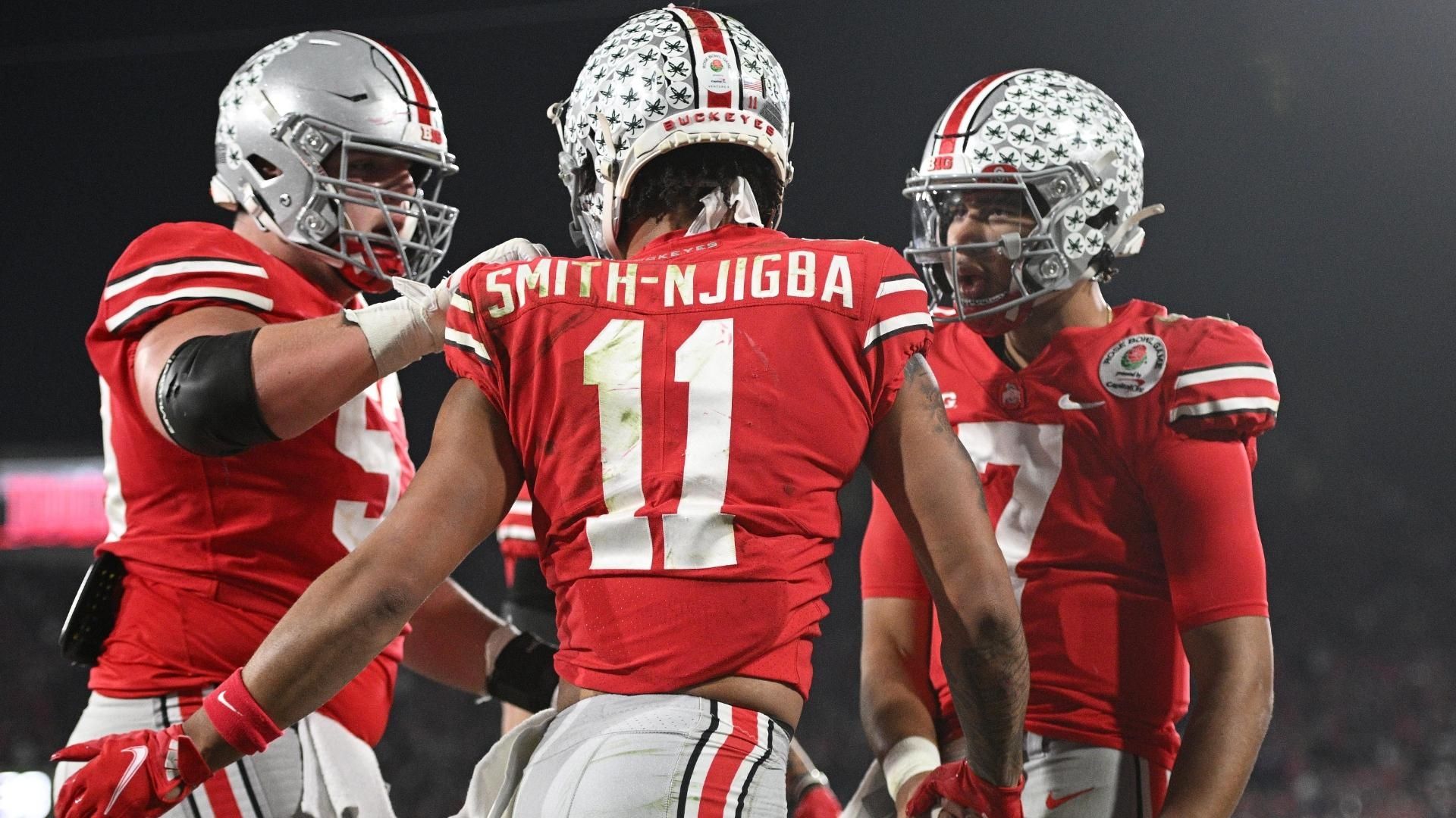 C.J. Stroud, Jaxon Smith-Njigba lead way as Ohio State edges Utah 48-45 in  wild Rose Bowl 