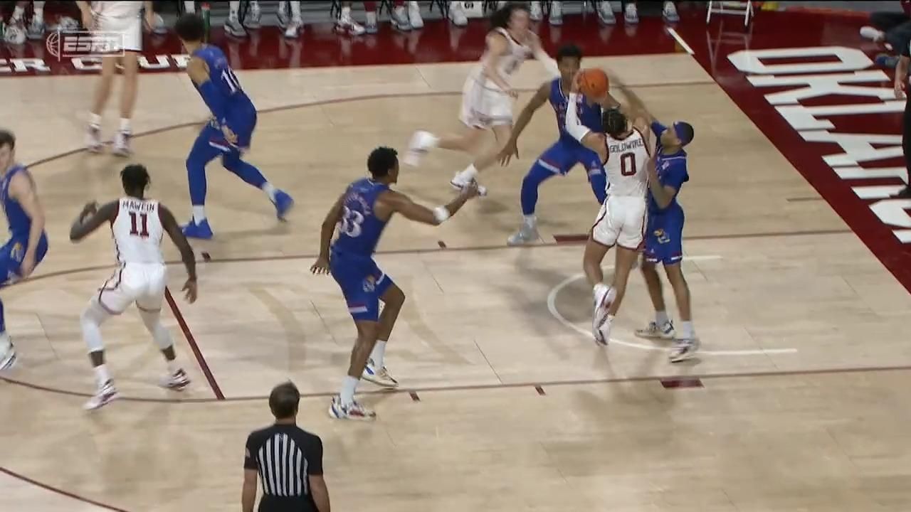 Jordan Goldwire gets the and1 to drop for Oklahoma ESPN Video