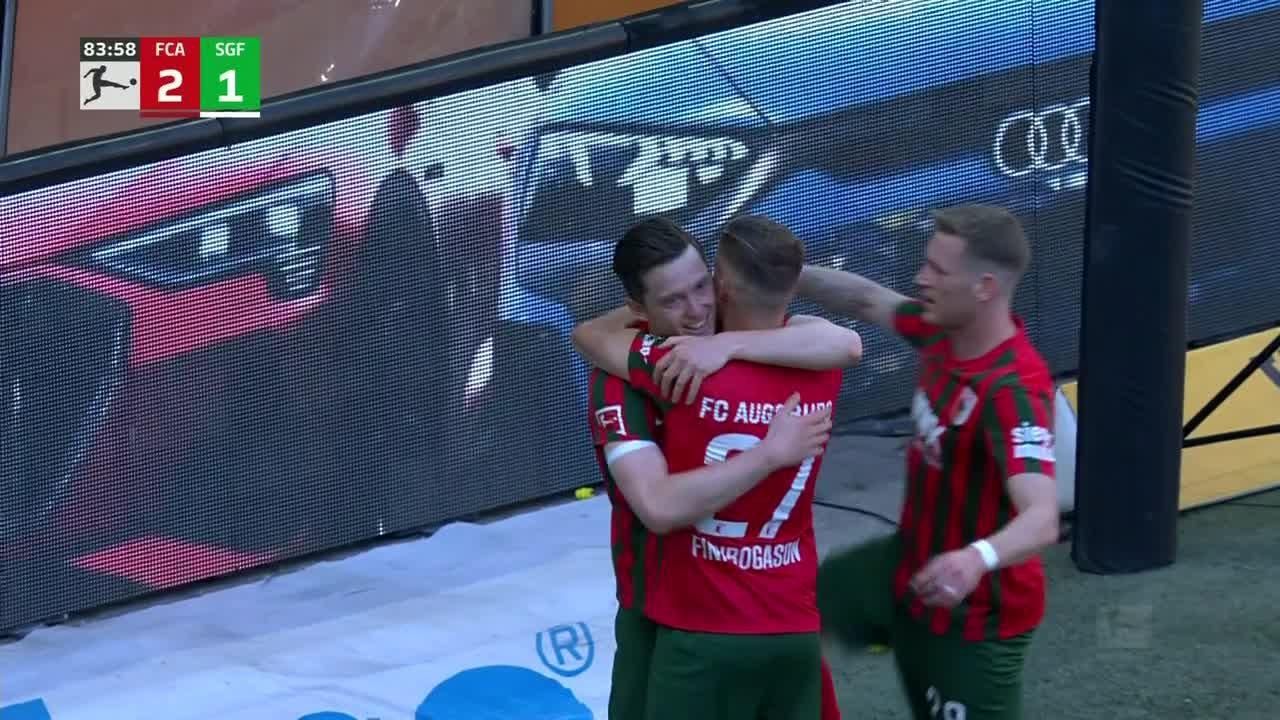 Michael Gregoritsch scores to put FC Augsburg up late - ESPN Video