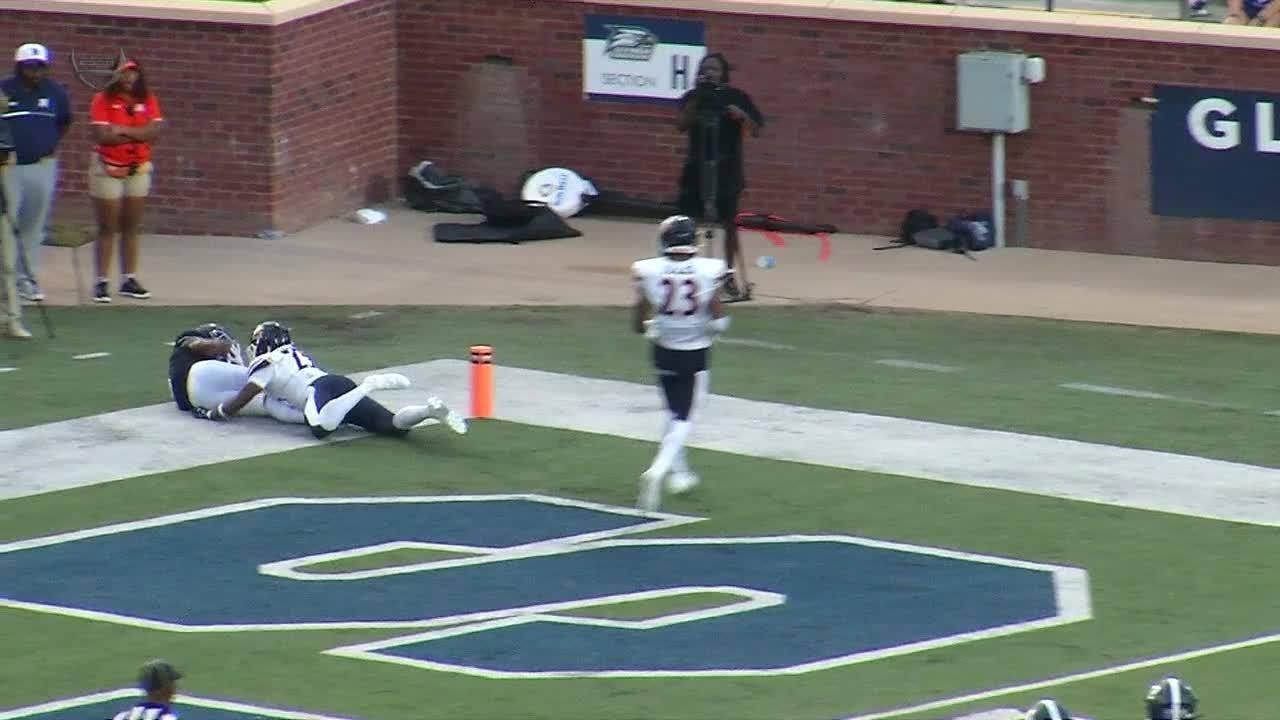 Georgia Southern Wr Makes Ridiculous Td Grab Espn Video 