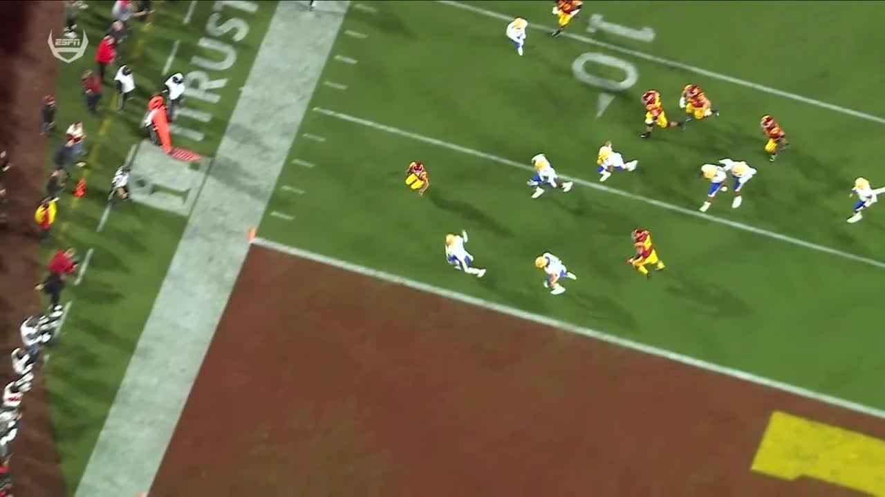 Travis Dye scores 12-yard rushing touchdown - ESPN Video