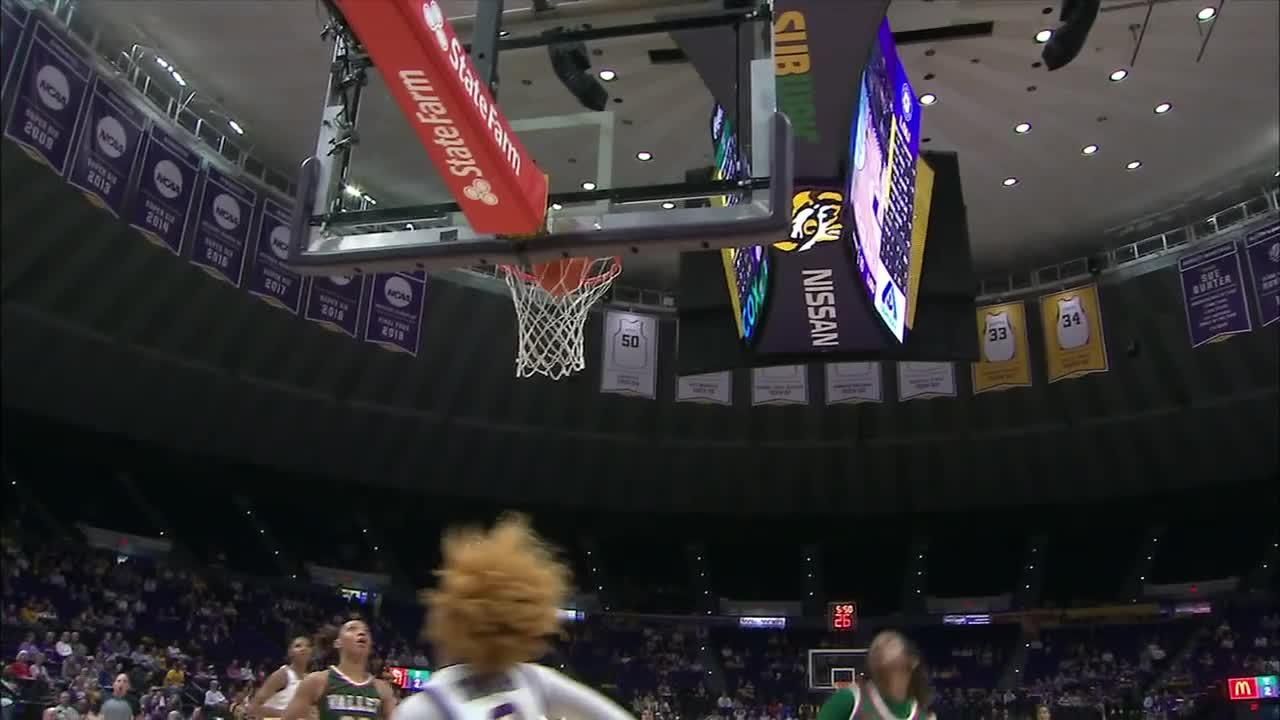 Jasmine Carson somehow gets the and1 to fall ESPN Video