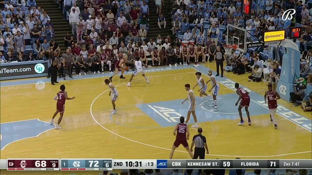 Caleb Love makes beautiful pass for a basket ESPN Video