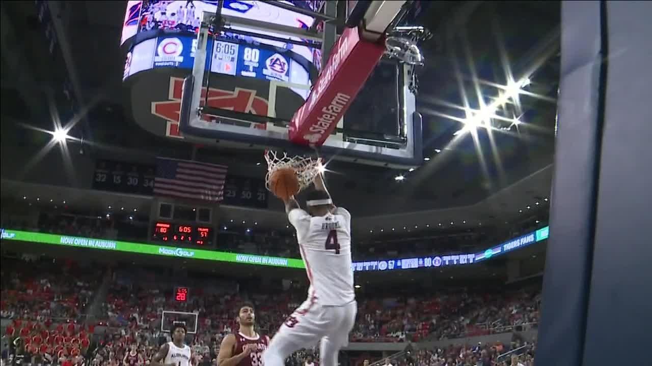 Johni Broome makes a nice play on defense ESPN Video