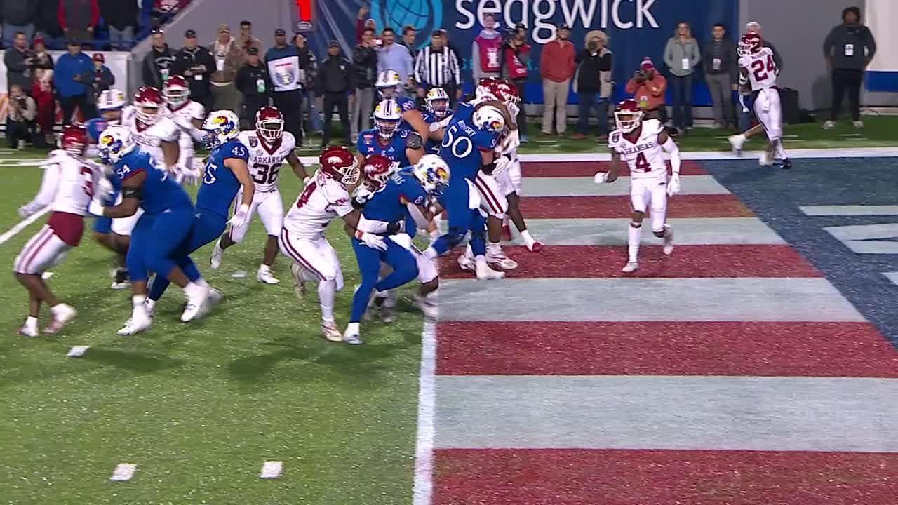 Ky Thomas' TD finishes off 86yard Jayhawks drive ESPN Video