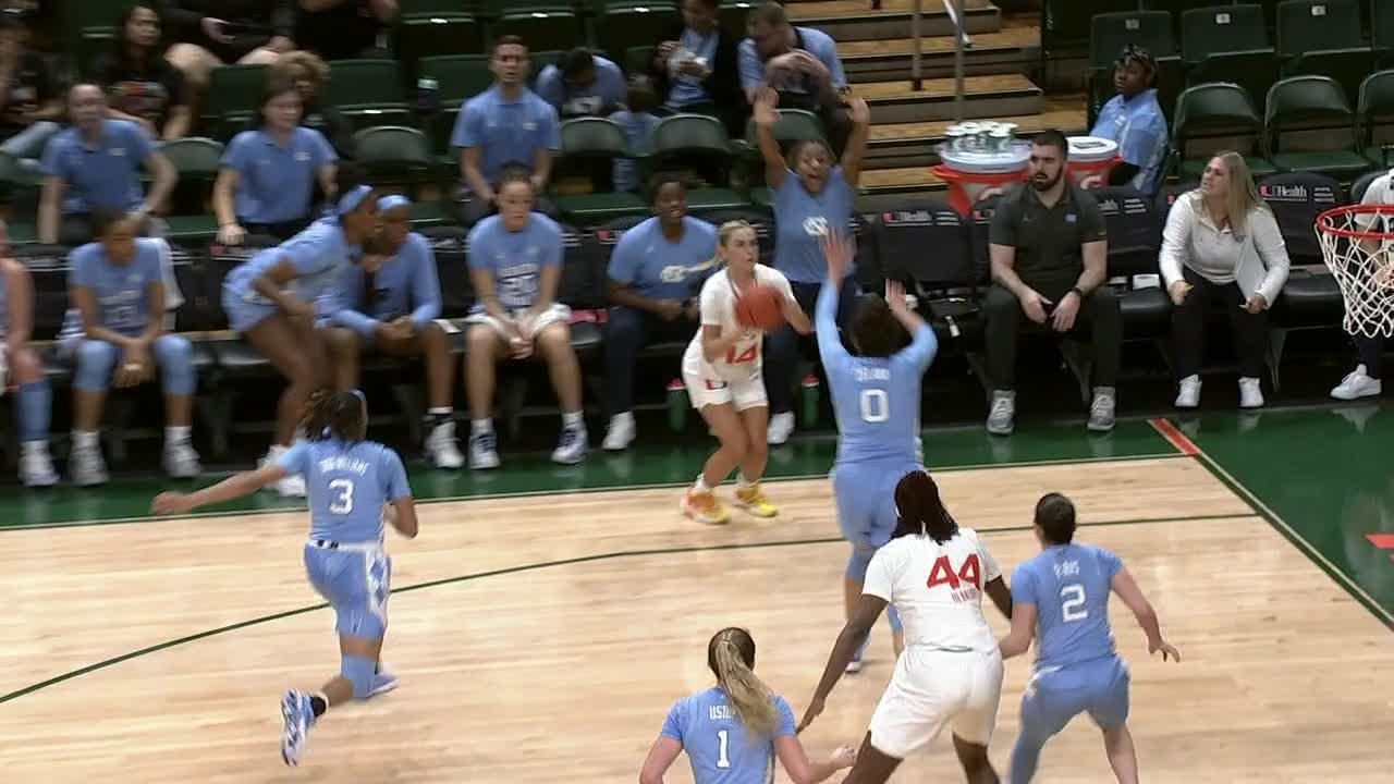 Haley Cavender drains the trey in the corner - ESPN Video