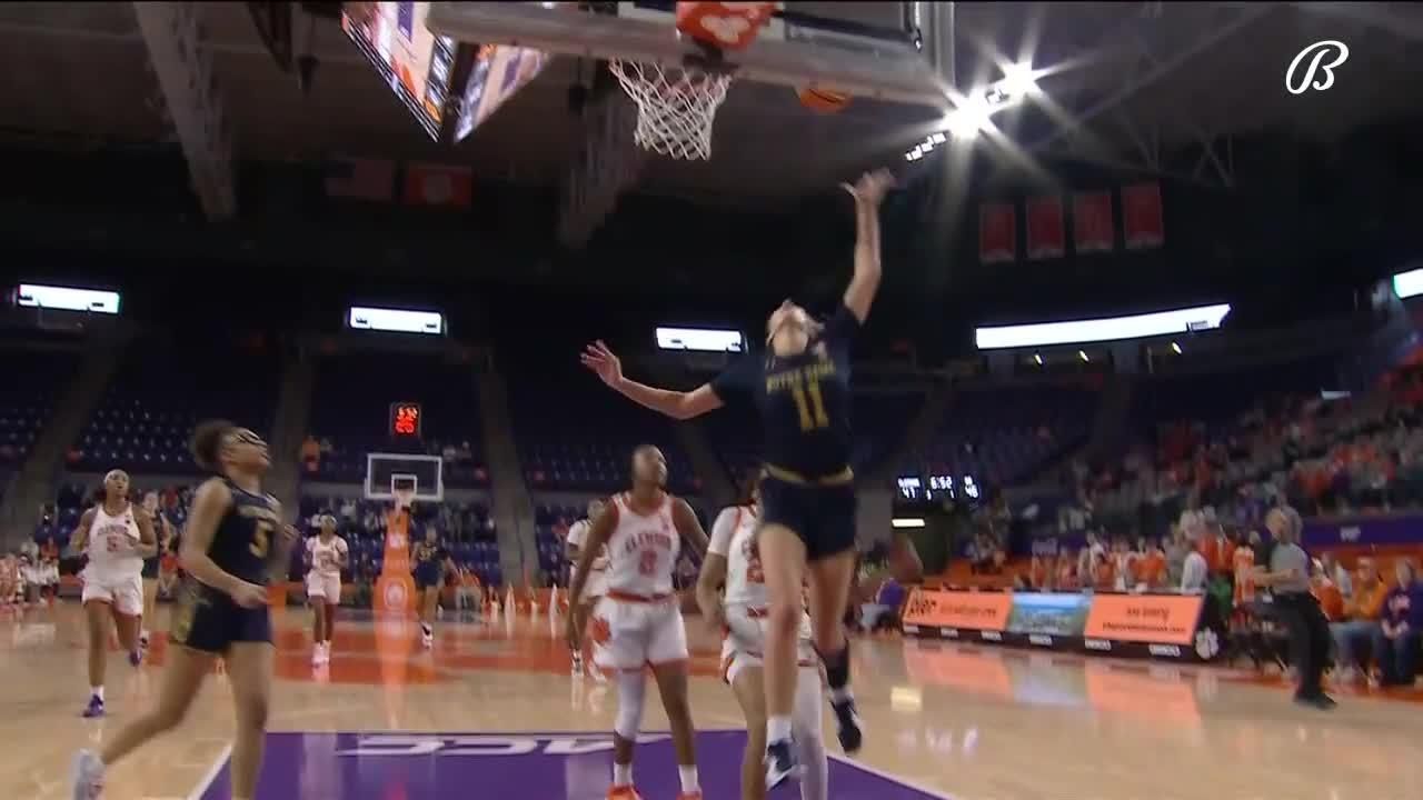 Maddy Westbeld gets the layup to fall vs. Clemson Tigers - ESPN Video