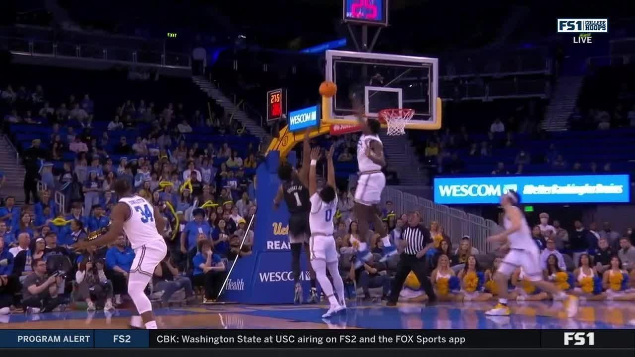 Adem Bona's block seals UCLA's win over Washington - ESPN Video