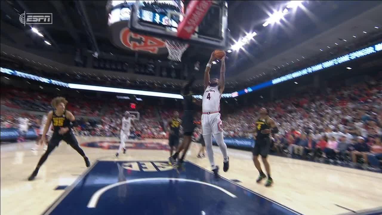 Johni Broome skies for big dunk ESPN Video