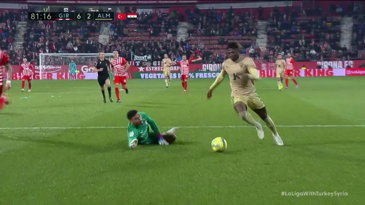 El Bilal Toure goal 81st minute Girona 6-2 Almería - ESPN Video