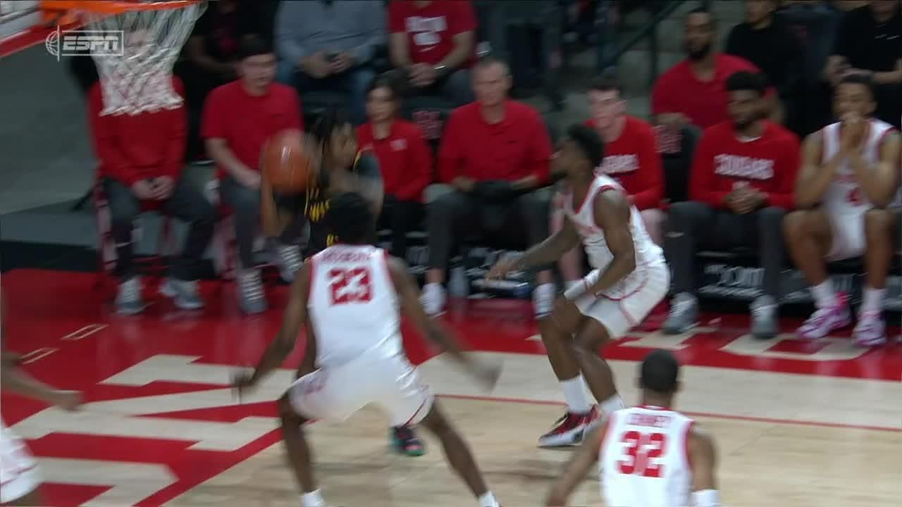 Jamal Shead makes a great defensive play for the steal - ESPN Video