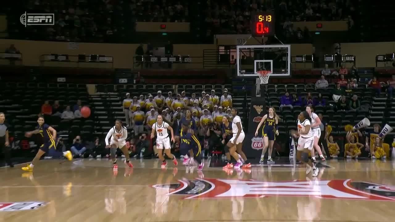 Jj Quinerly With The Massive Block At The Rim Espn Video 