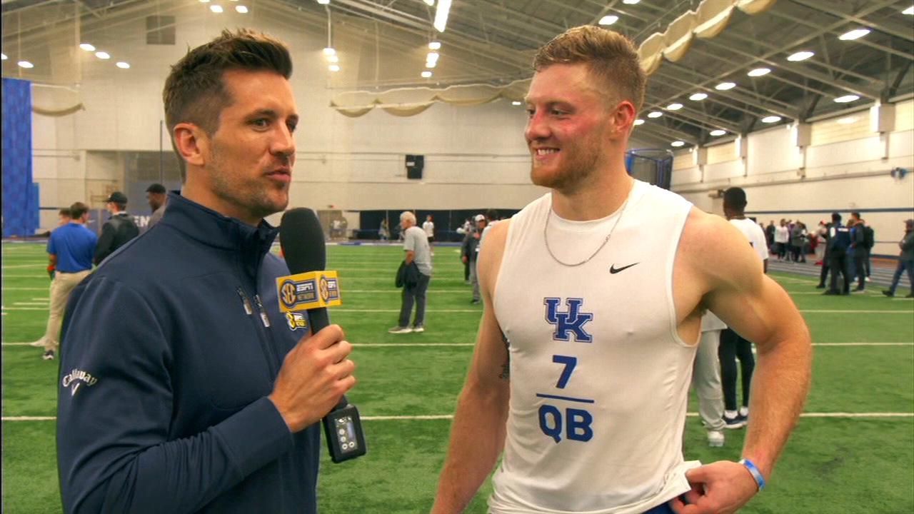 UK's Levis discusses what he wanted to prove at Pro Day