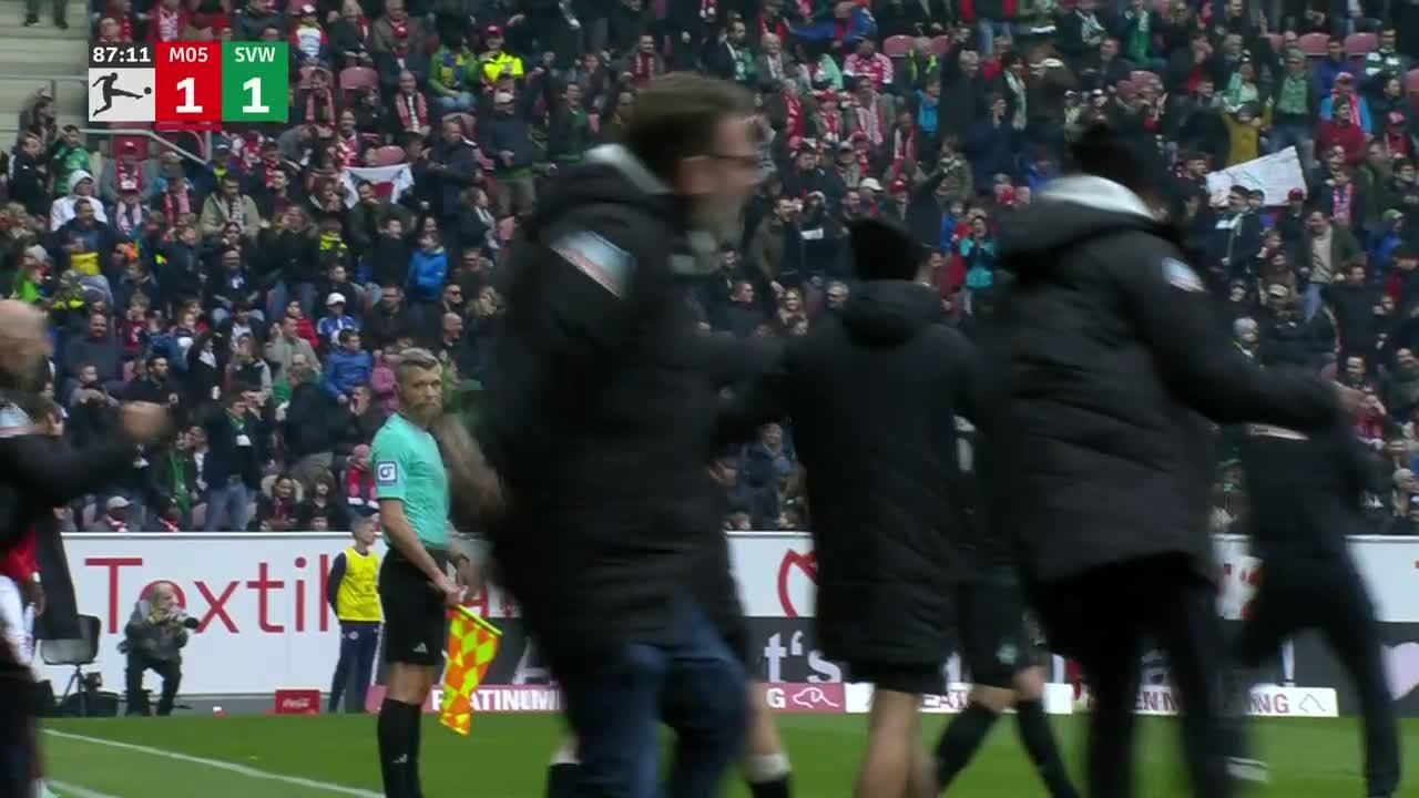 Jens Stages Goal Brings Werder Bremen Level Espn Video 