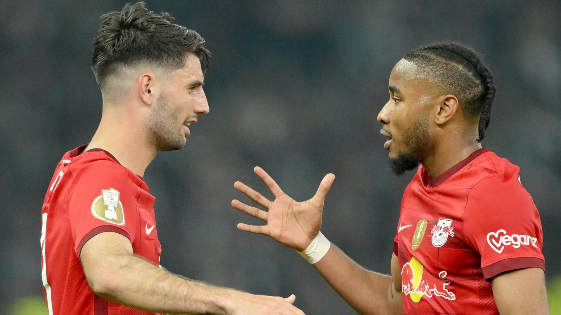 RB Leipzig scores twice in 2nd half to seal German Cup title ESPN Video