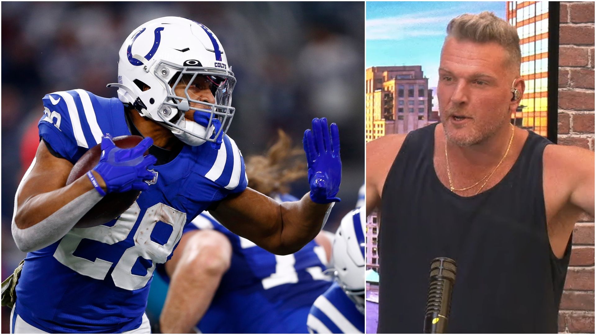 Pat McAfee Reacts To The Colts New Logo 