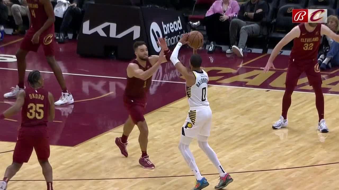 Tyrese Haliburton drills pullup 3pointer for the Pacers ESPN Video