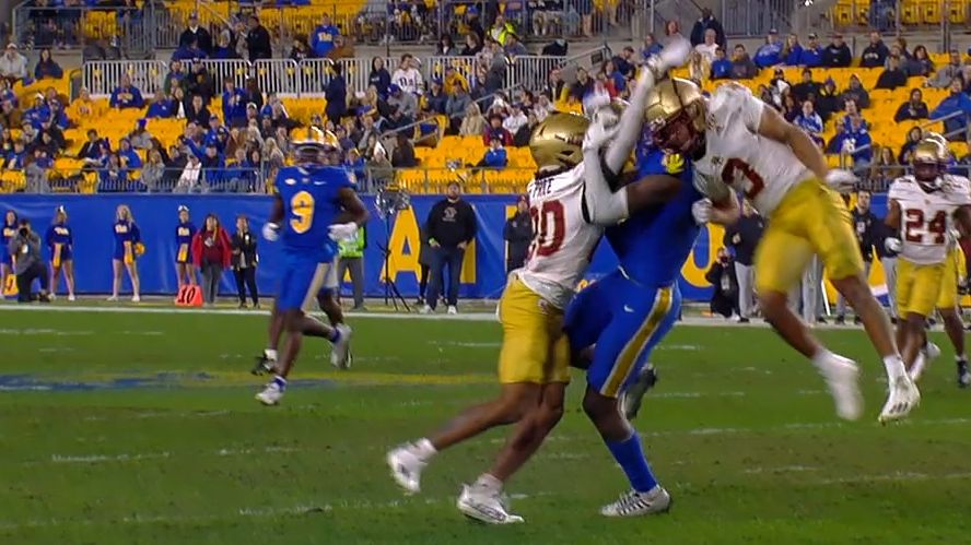 BC's Khari Johnson ejected for targeting - ESPN Video