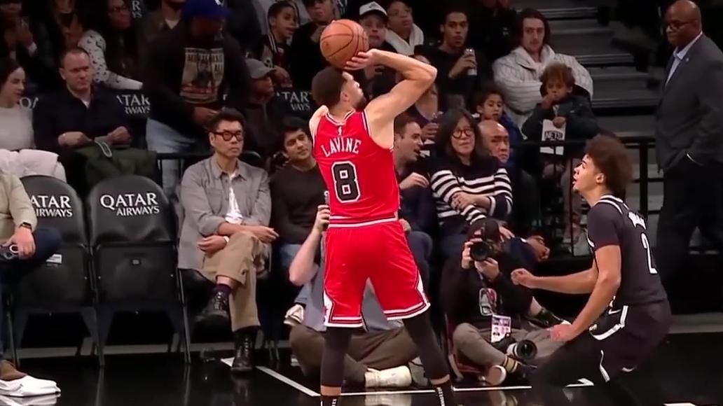 Zach LaVine makes the tough bucket vs. Nets ESPN Video