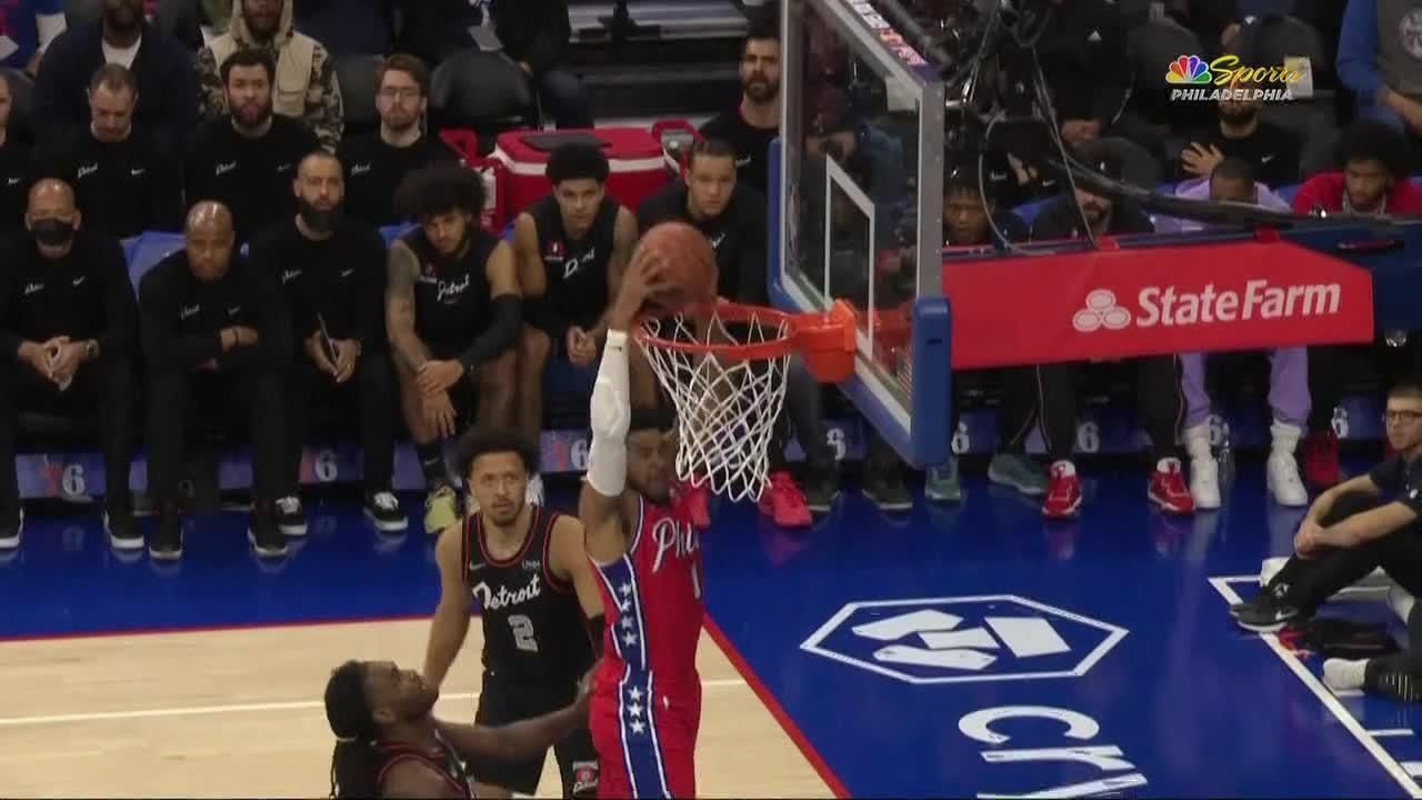 Tobias Harris glides in for a dunk - ESPN Video