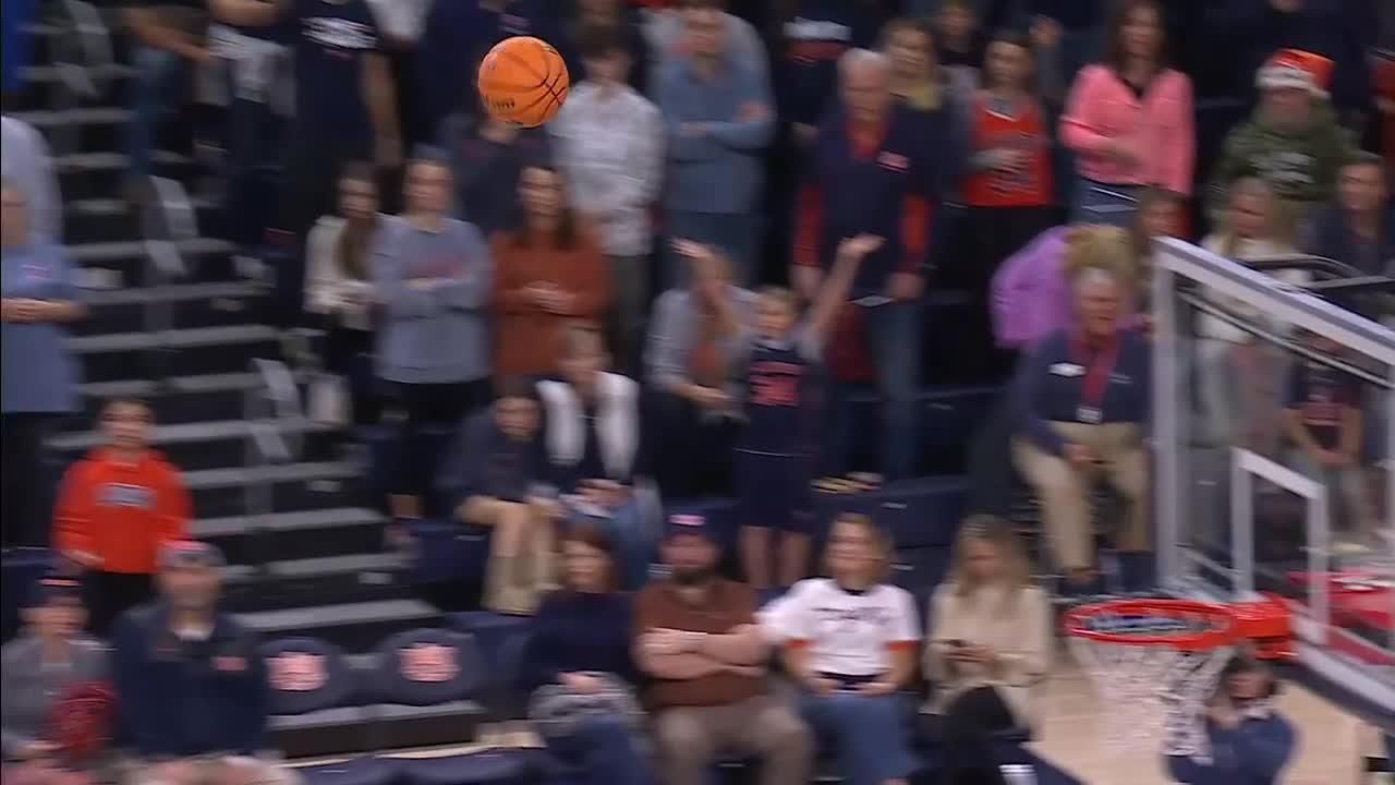 Aden holloway hits the trey vs alabama state hornets espn video