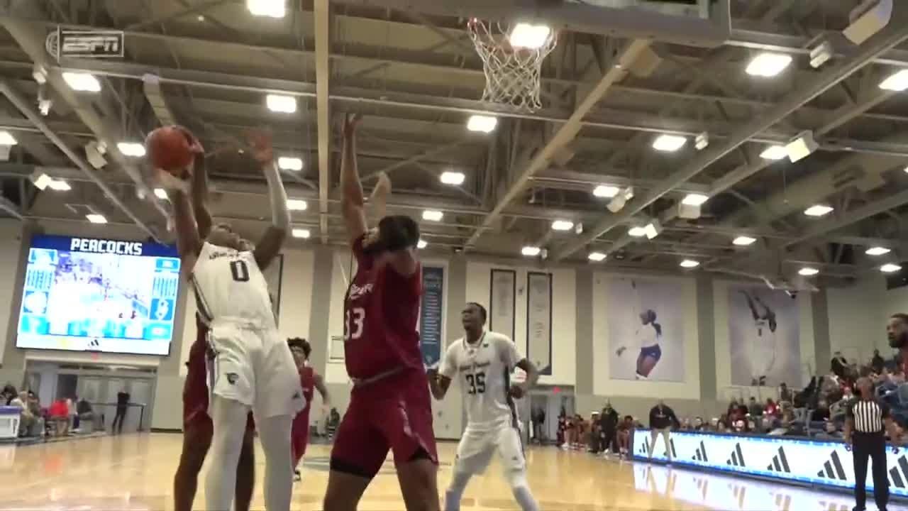 Allen Powell With The Massive Stuff At The Rim Espn Video 