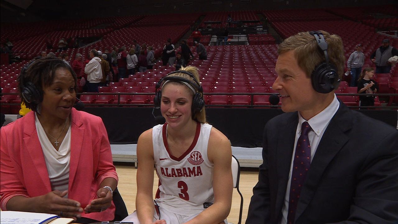 Ashlee Barker says she was in attack mode vs. UK - ESPN Video