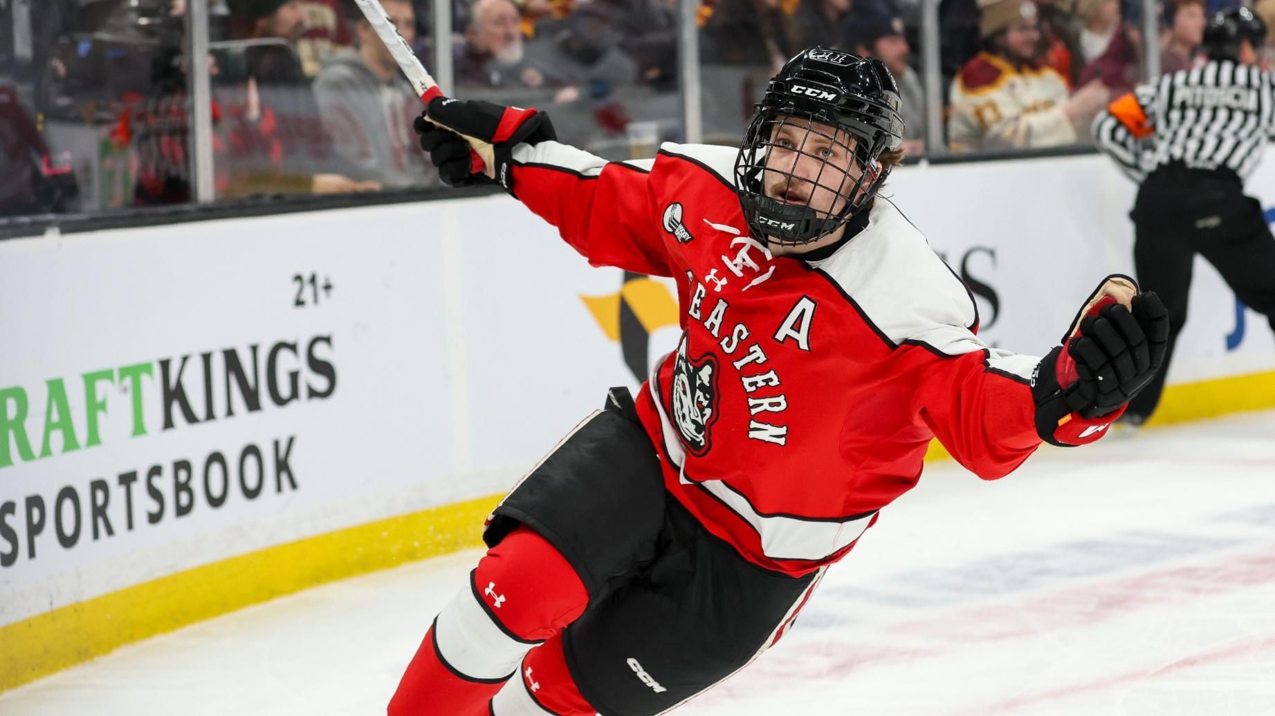 Northeastern reaches Beanpot final on Gunnarwolfe Fontaine's OT winner
