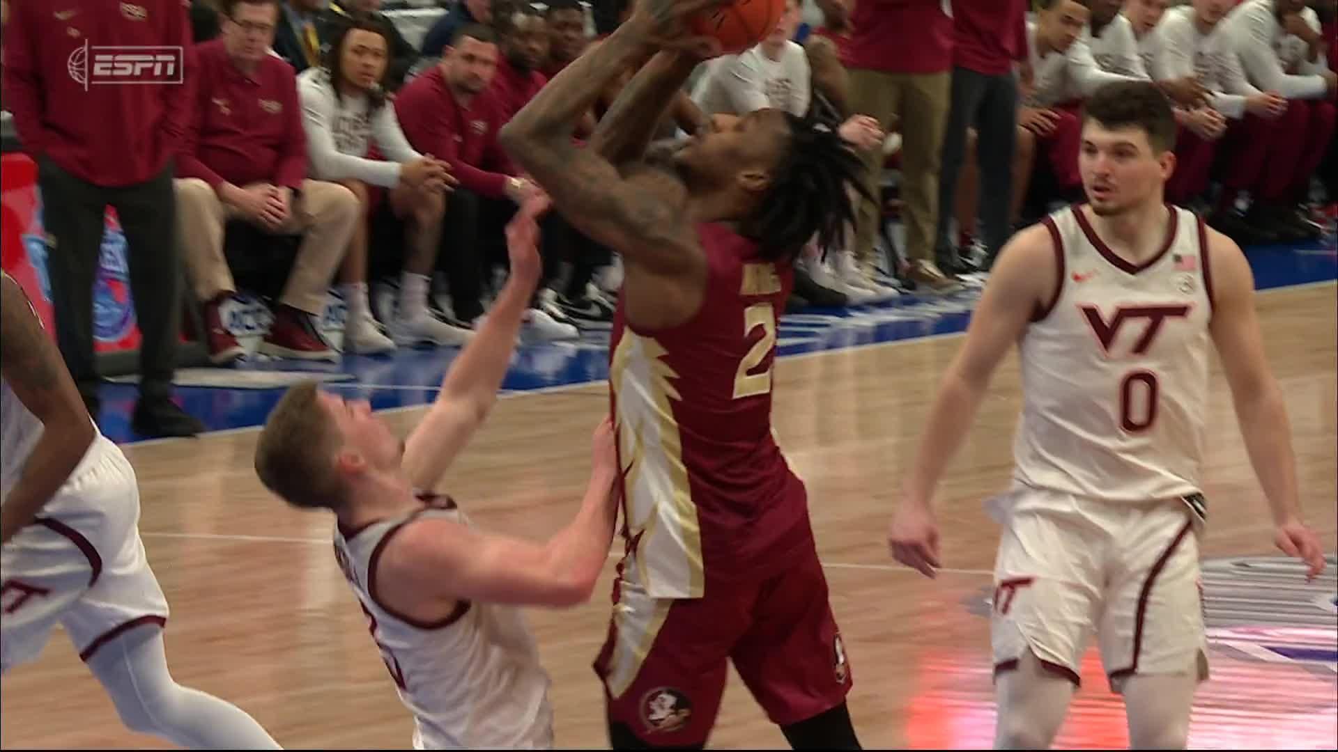 Jamir Watkins gets the layup to go - ESPN Video