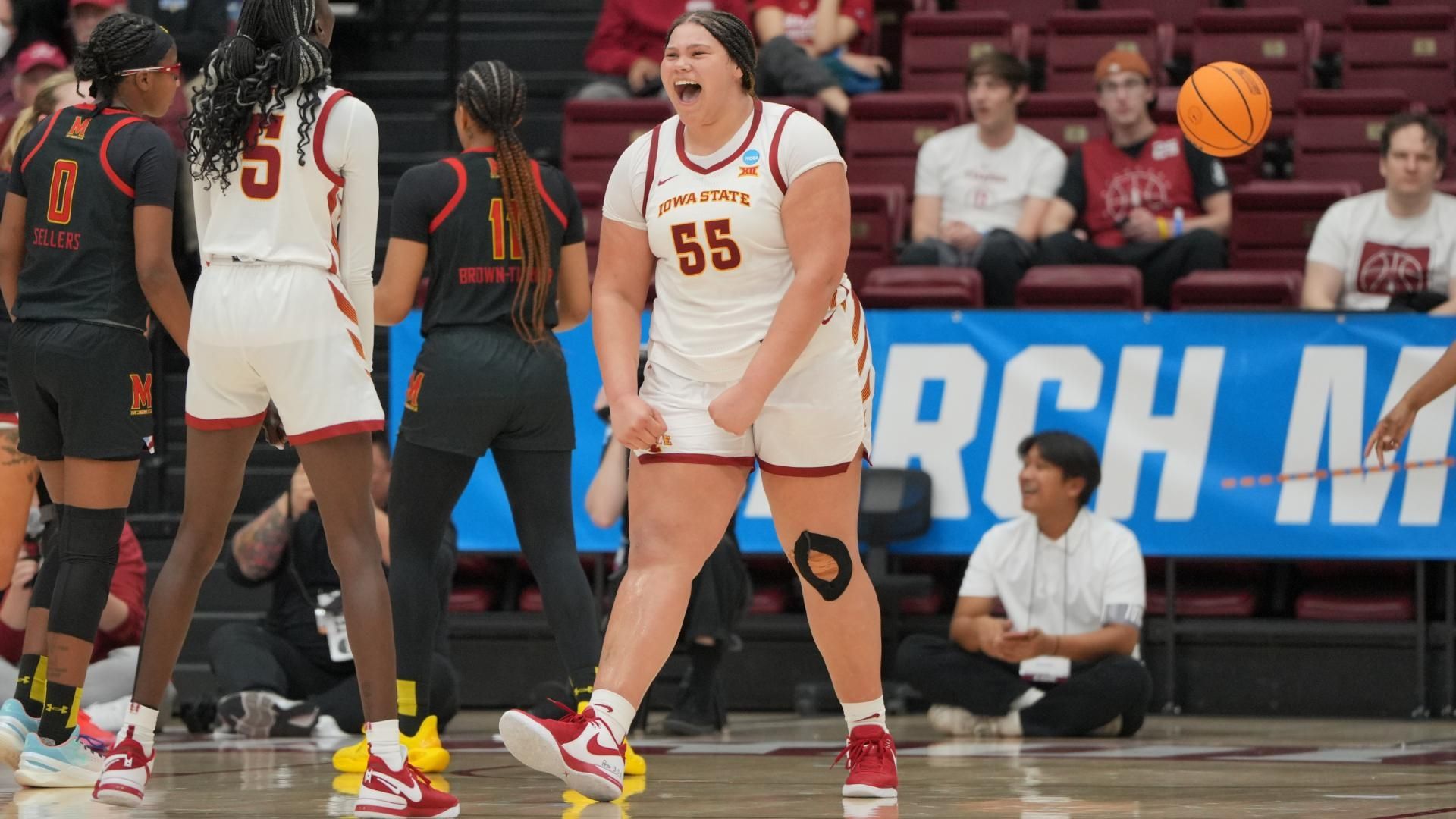 Audi crooks cooks maryland for 40 points in win espn video