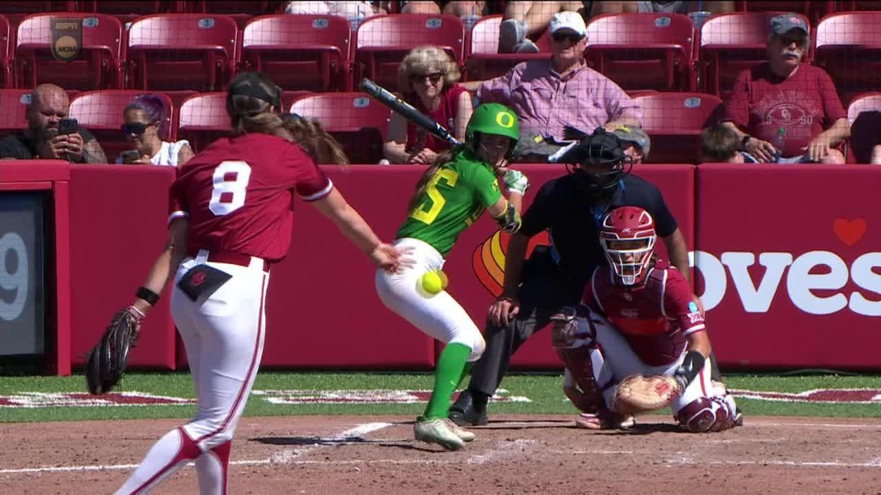 Emma Kauf mashes a dinger vs. Sooners - ESPN Video