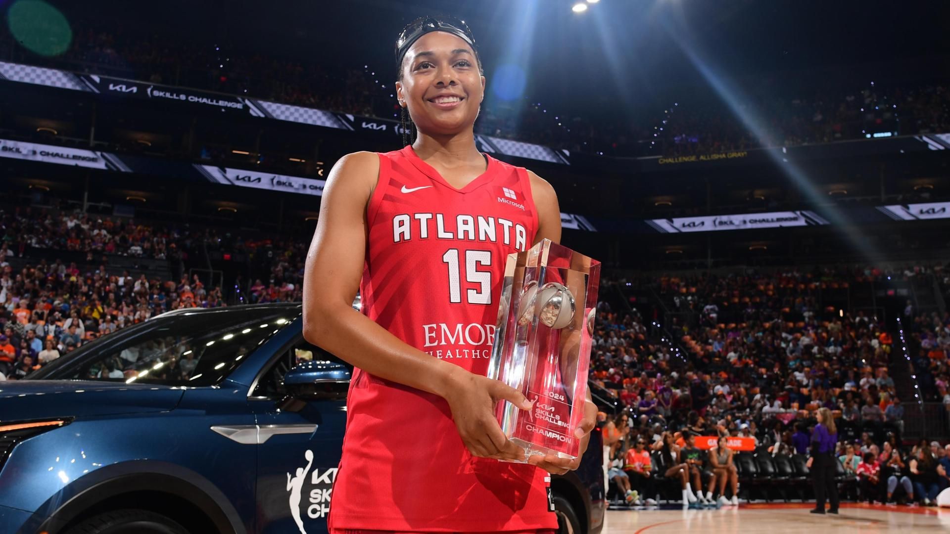 Atlanta Dream's Allisha Gray wins the WNBA AllStar skills challenge