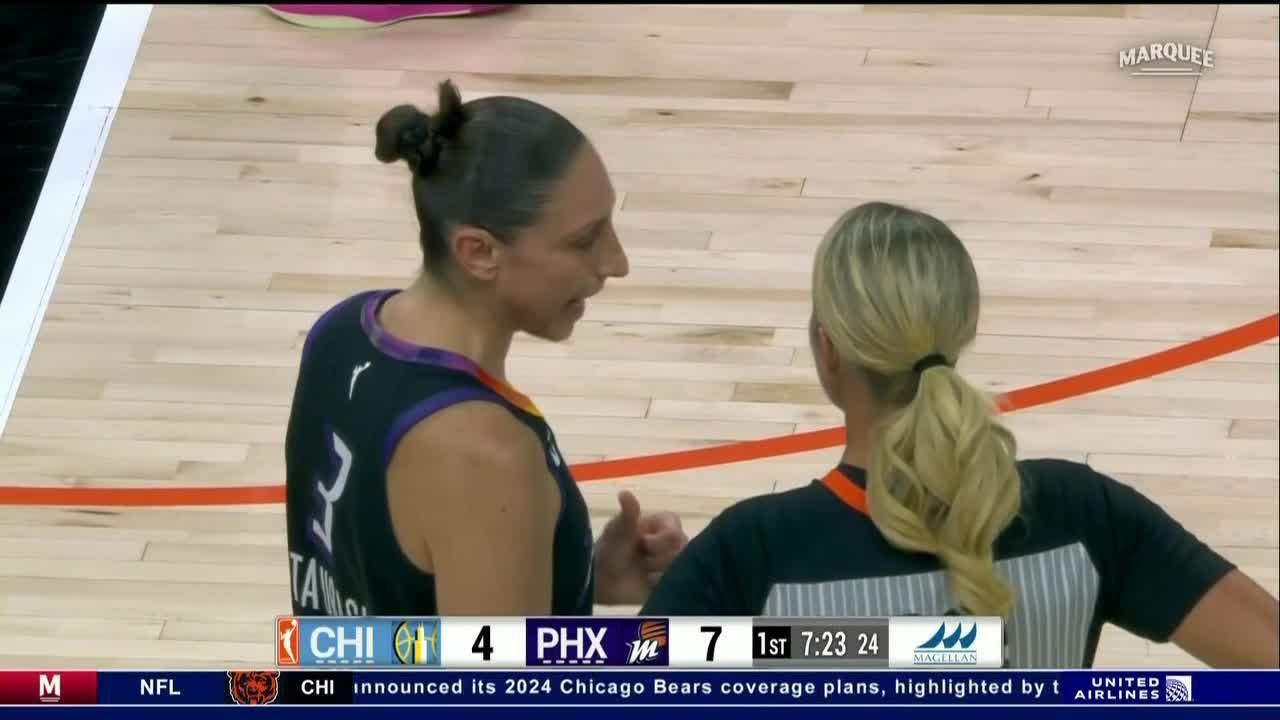 Diana Taurasi gets called for flagrant foul ESPN Video