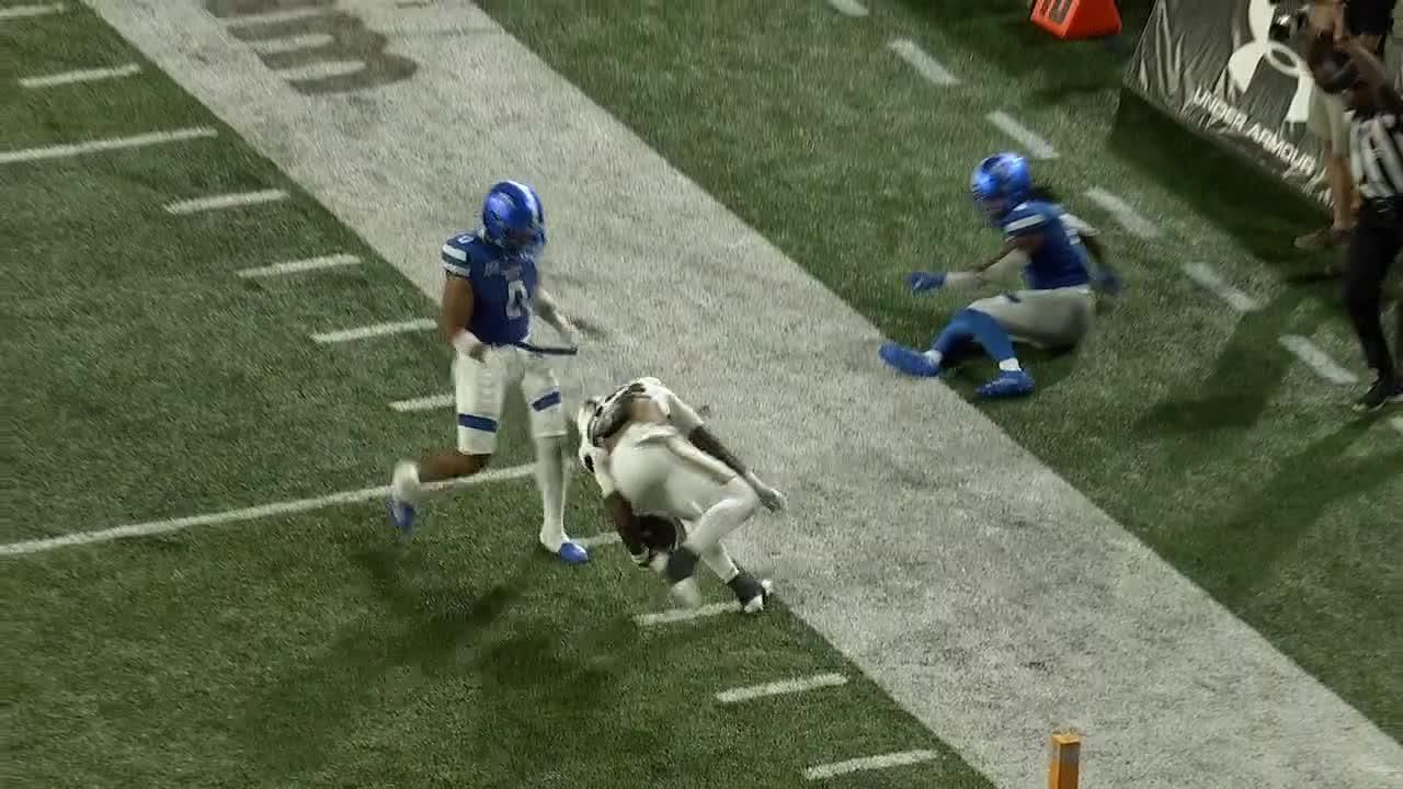 AJ Newberry hauls in 53yard reception ESPN Video
