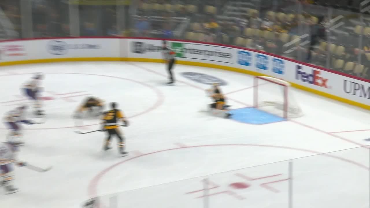 Nikita Novikov scores goal vs. Penguins ESPN Video