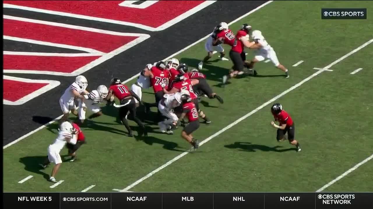 Jaylen Poe slips through the cracks for 3yard NIU TD ESPN Video