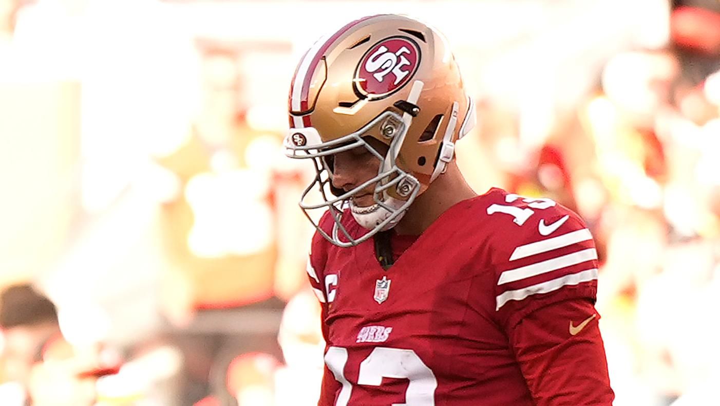 Brock Purdy picked in end zone for his 3rd INT of game ESPN Video