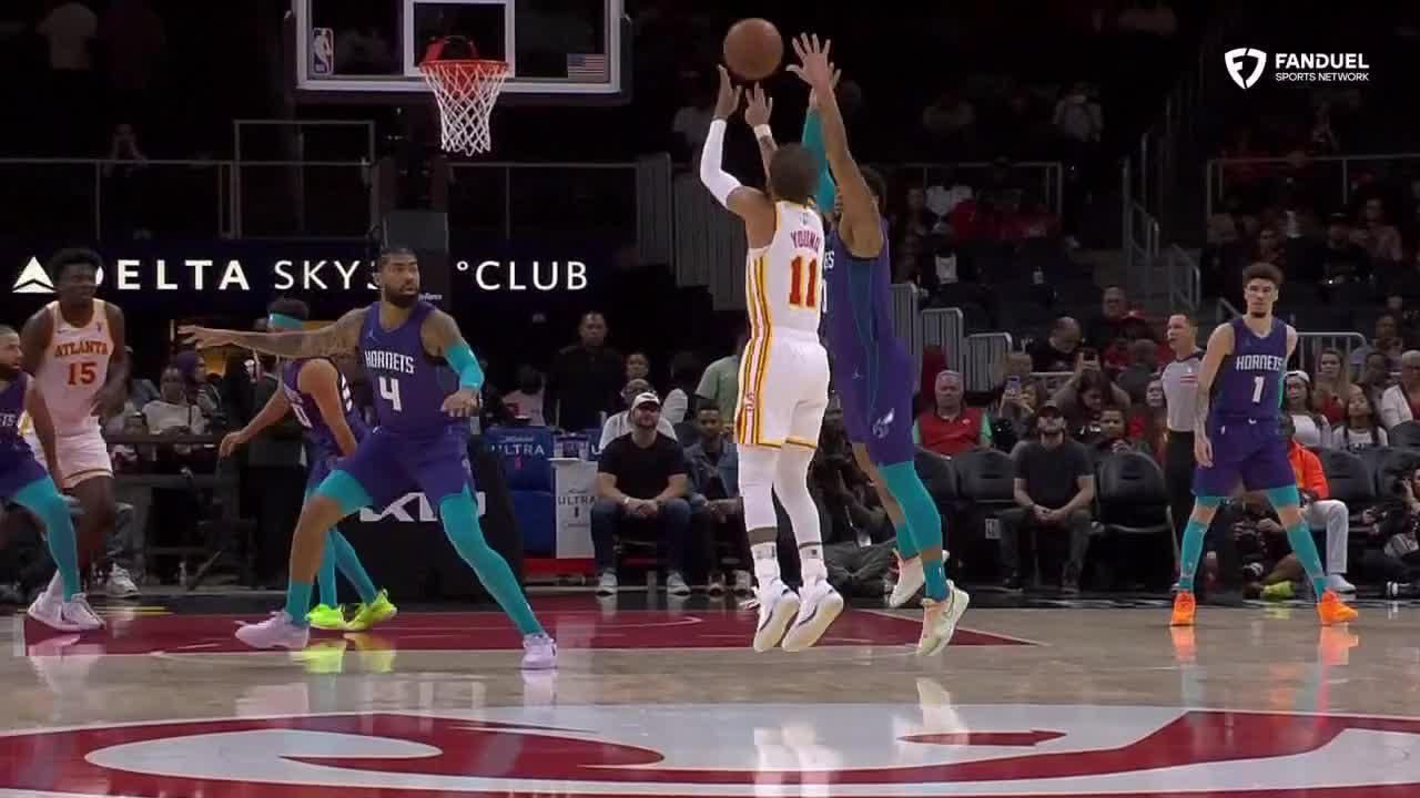 Trey Young splashes deep 3 for Hawks - ESPN Video