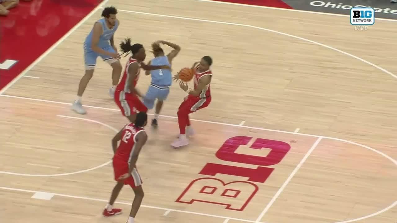 Ques Glover Gets The Steal And Score For Ohio State Espn Video