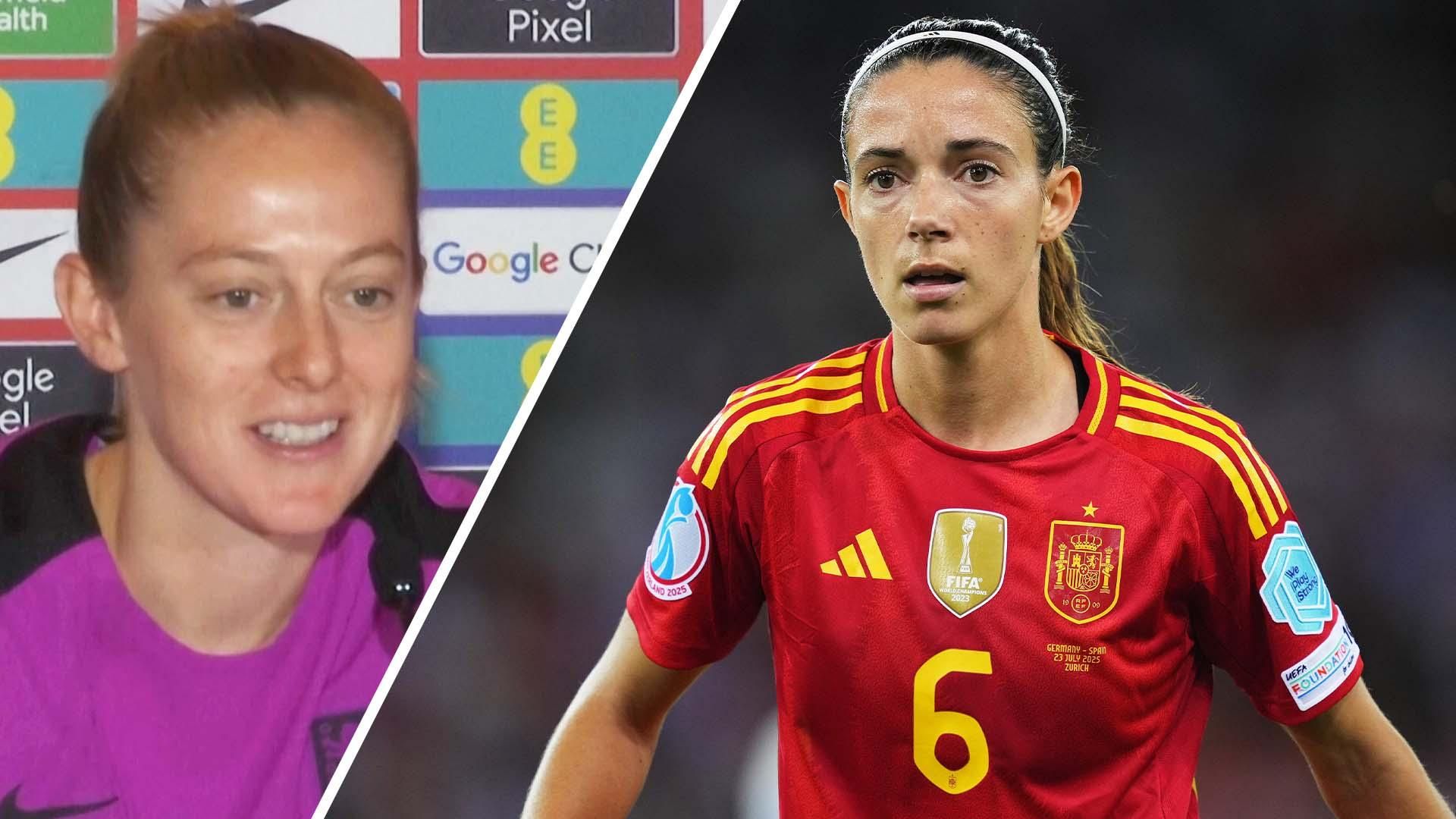Sarina Wiegman: Maga de Finales, Inglaterra vs. España en la Euro 2025 3 Keira Walsh en el campo.