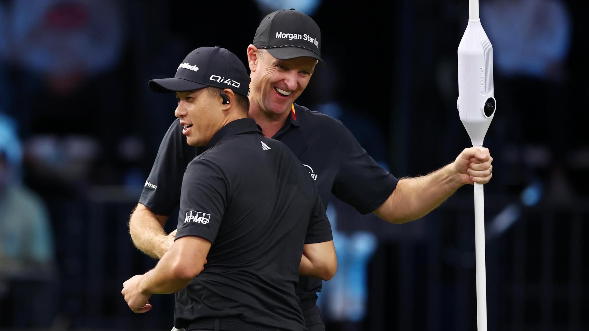Collin Morikawa sinks huge putt for Los Angeles