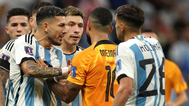 Should Leandro Paredes have been sent off for Argentina?